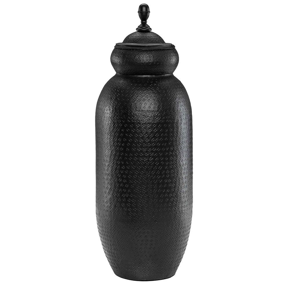 Urne Genua Klein Schwarz