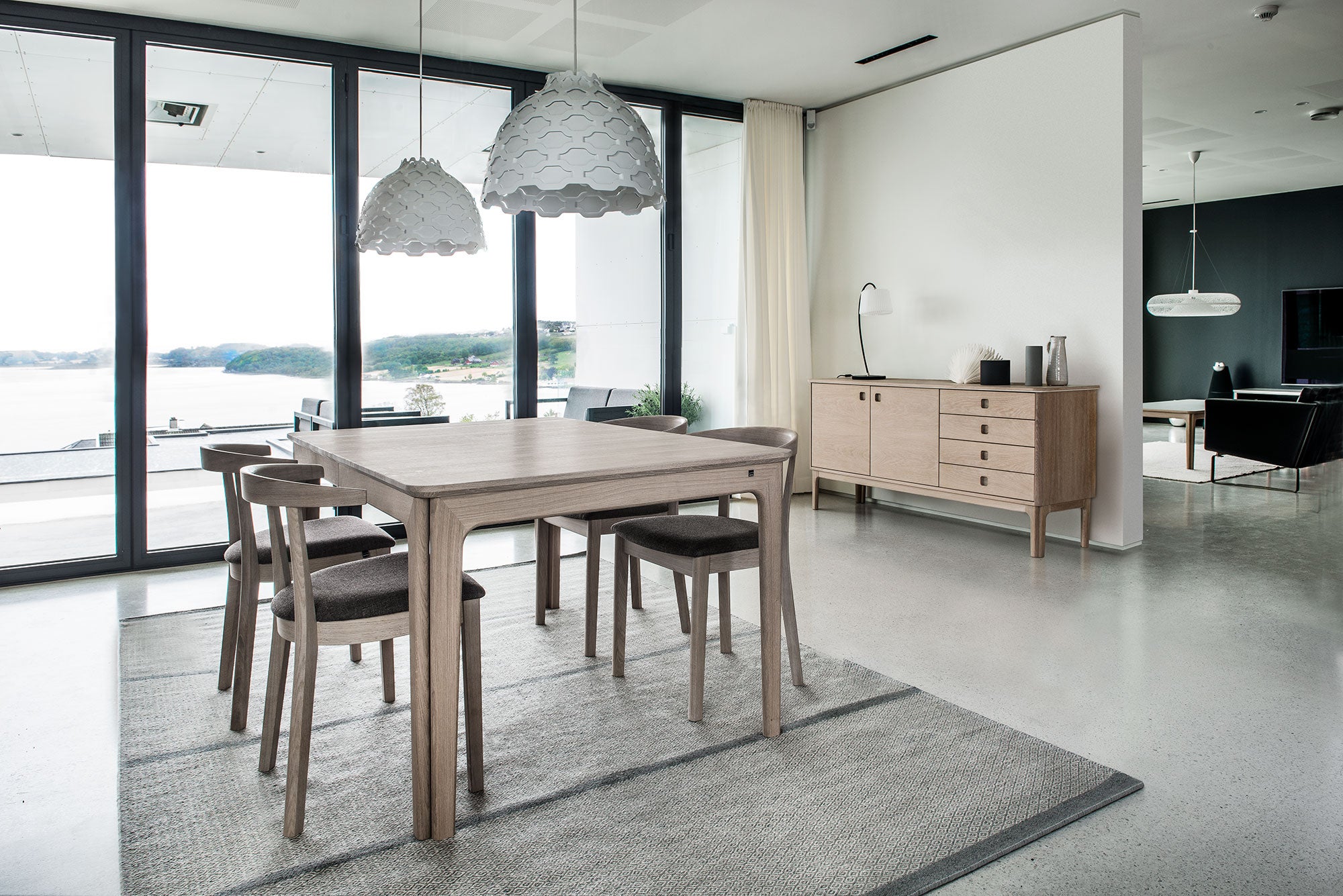 Sm26 Tisch Eiche Massiv Weißöl 155-308/359X101X74Cm 