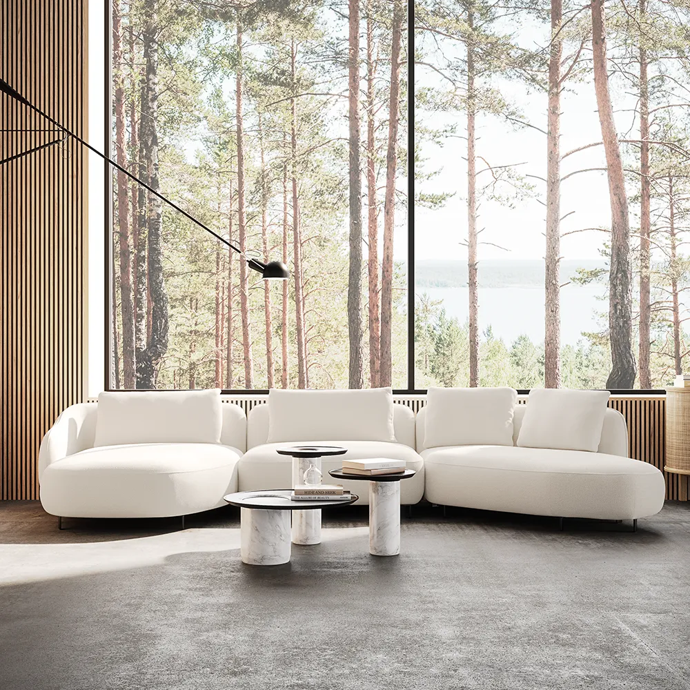 Orca Sofa mit Recamiere Kat A