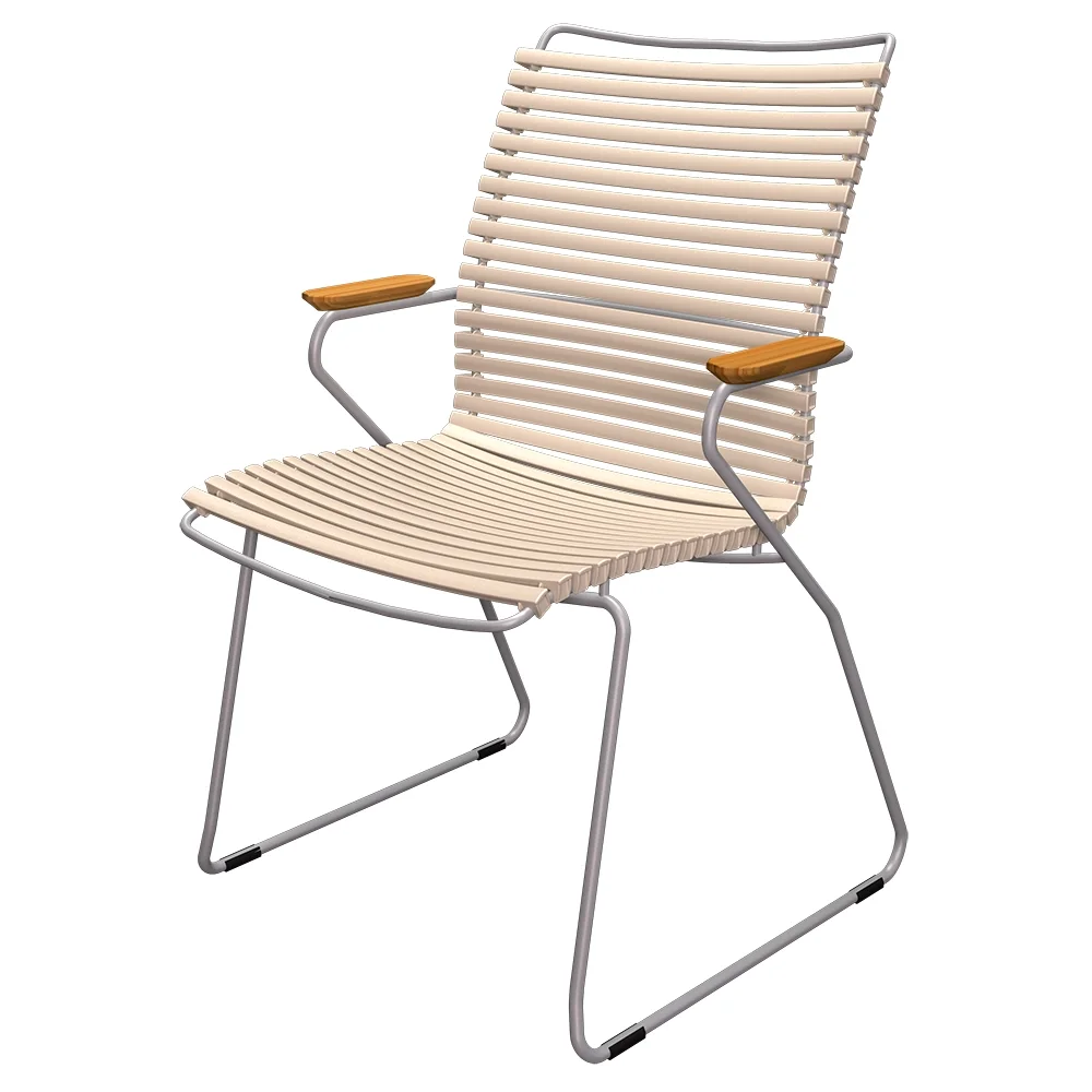 CLICK Sessel mit hoher Rückenlehne, beige