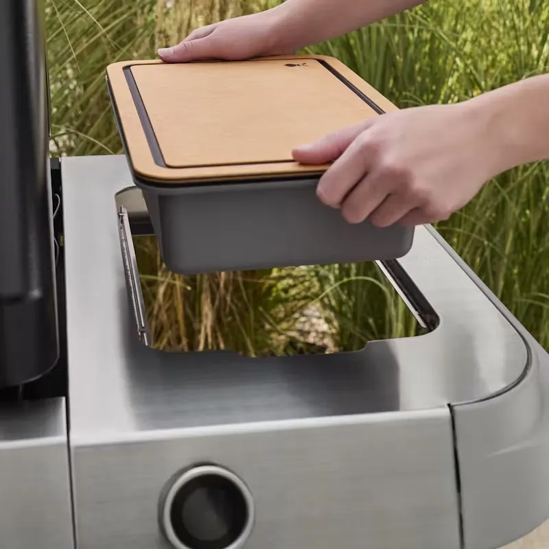 Weber Works Schneidebrett & Auffangbehälter