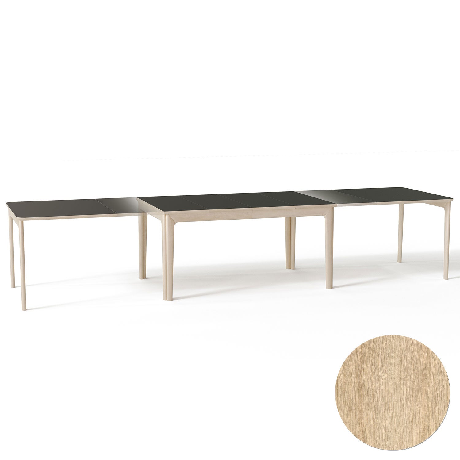 Sm26 Tisch Eiche Lack 155-308/359X101X74Cm 