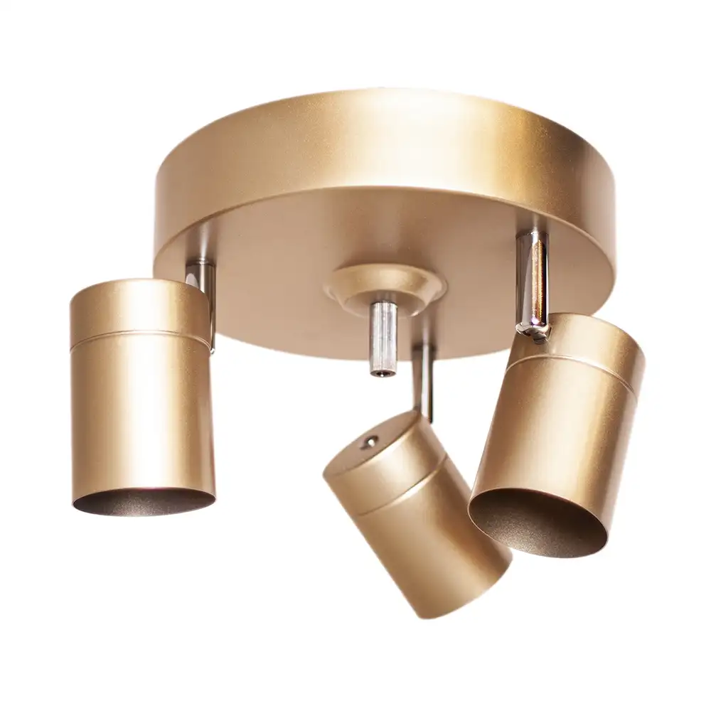 Korrekter Deckenstrahler 3-lagig Gold