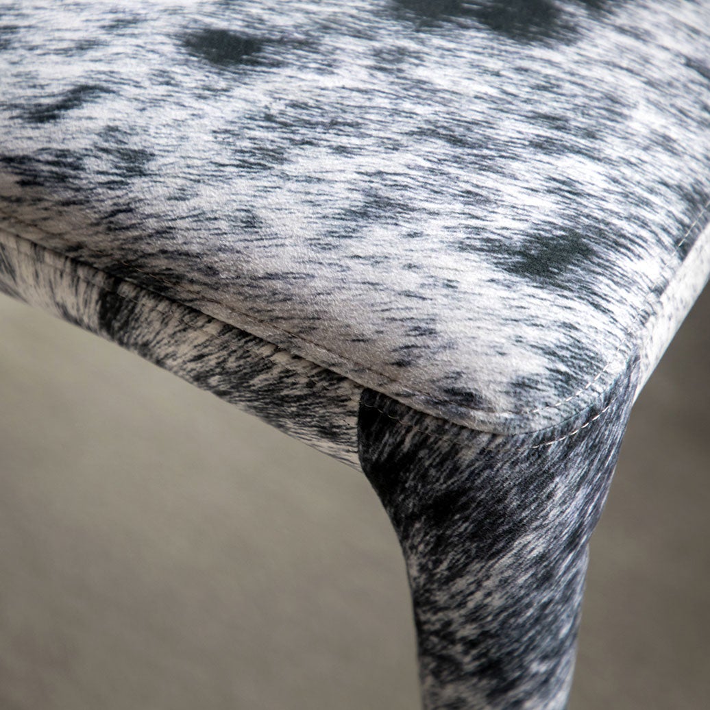 Monsoon Esszimmerstuhl Light Black & White Moo