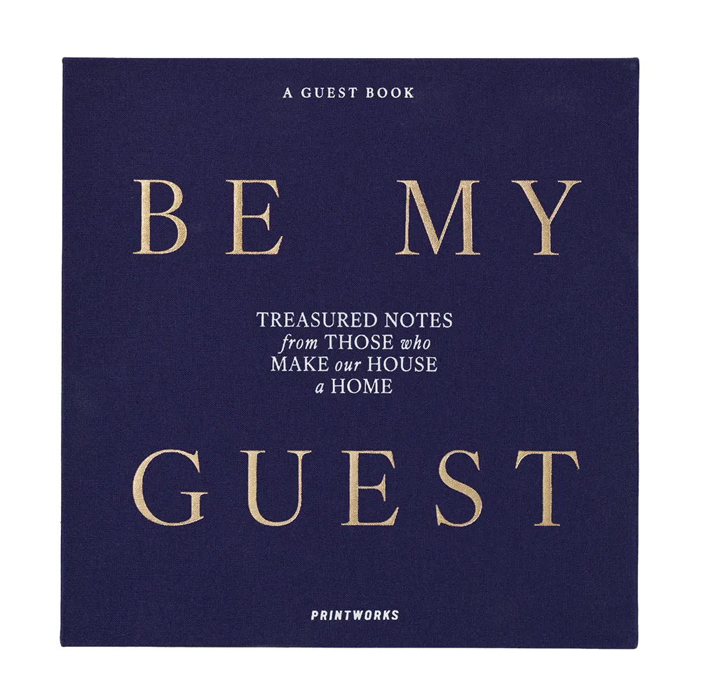 Gästebuch Blue Be My Guest