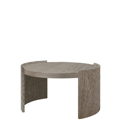 Oakland Couchtisch Ø80 cm Antikgrau