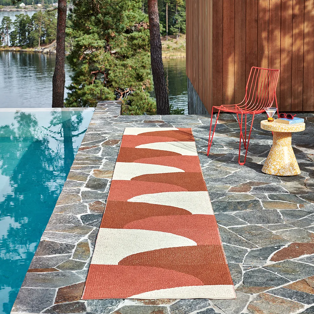 Hill teppich Brick/Rust/Cream 70 x 270cm