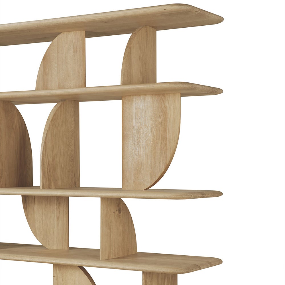 Geometric Regal Eiche 210x35x130 cm