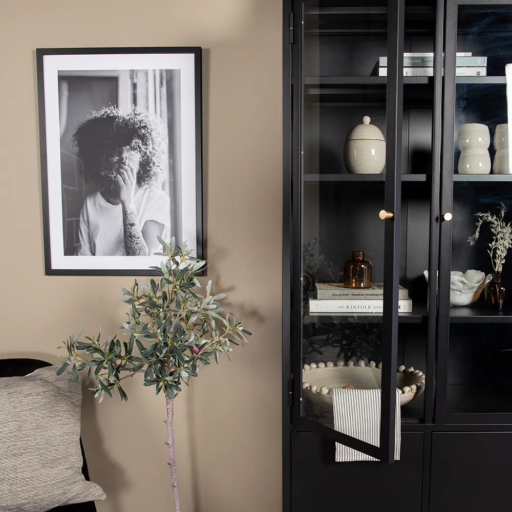 Bakal Vitrinenschrank Schwarz