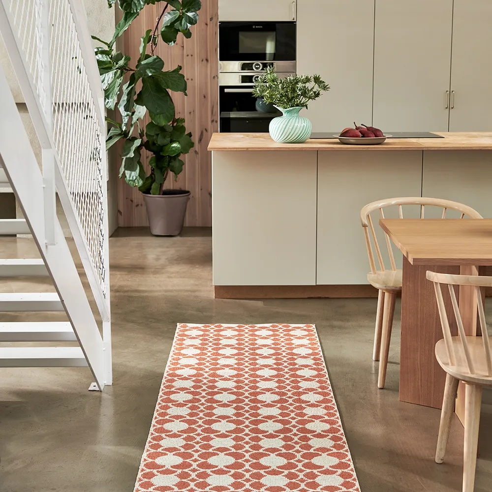 Anya teppich Pale Orange/Vanilla 70 x 200 cm