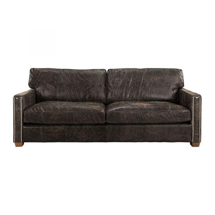 Viscount 2-Sitzer Sofa Leder Fudge