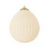 Around the World Lampenschirm Ø35 cm White/Brushed Bras