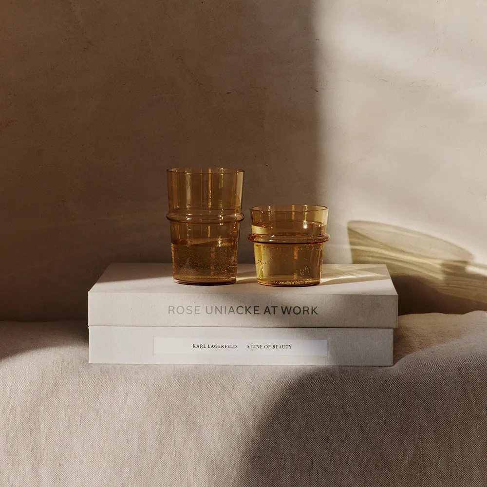 Boya Trinkgläser 2er-Pack - Yellow