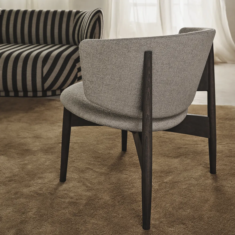 Herman Lounge Sessel Boucle - Beech/Sand