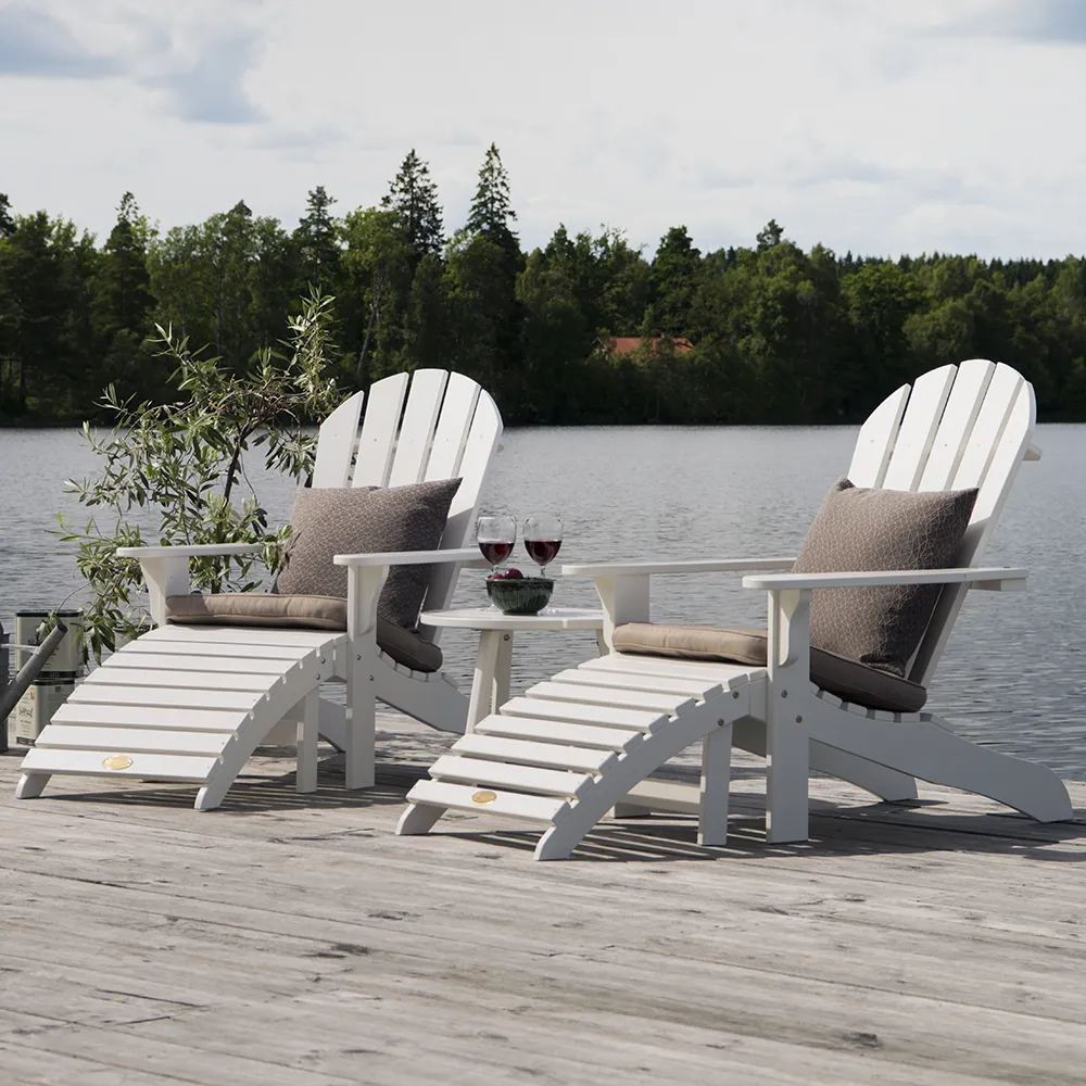 Tennessee Liegestuhl Weiß