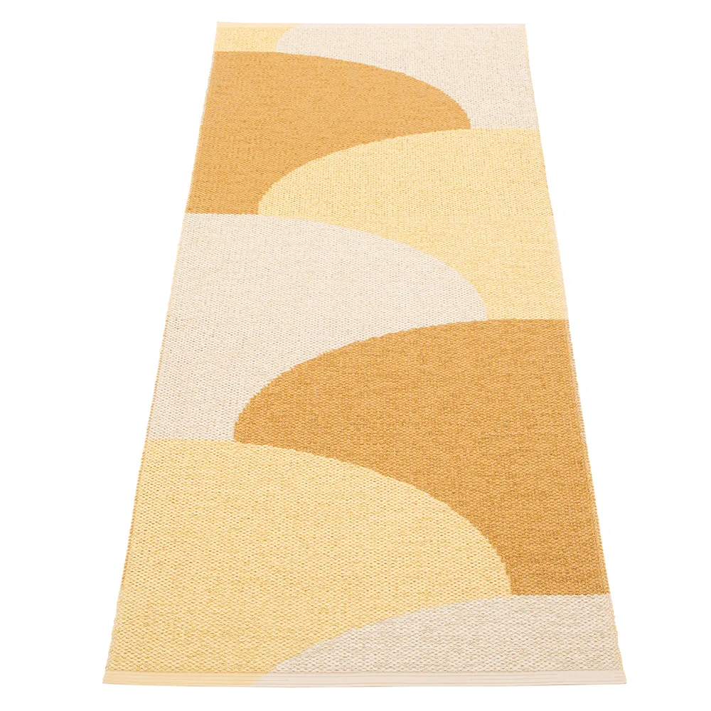Hill teppich Ochre/Pale yellow/Cream 70 x 180cm