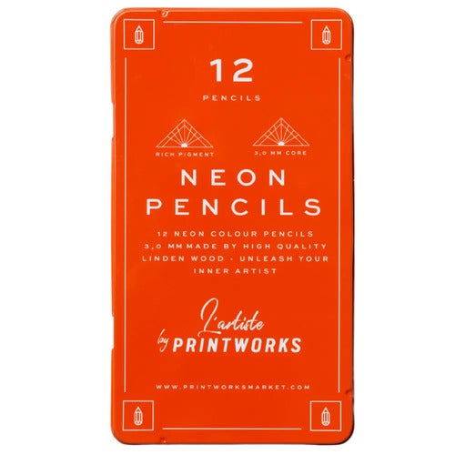 12 Buntstifte – Neon