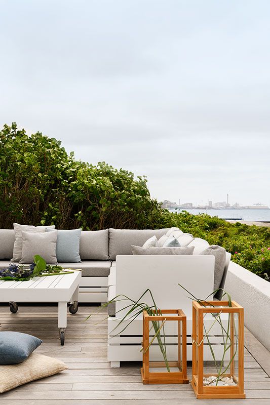 Ambon Rückenkissen perlgrau