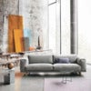 Rest Sofa 3-Sitzer Metallgestell Hearth 6/Schwarz