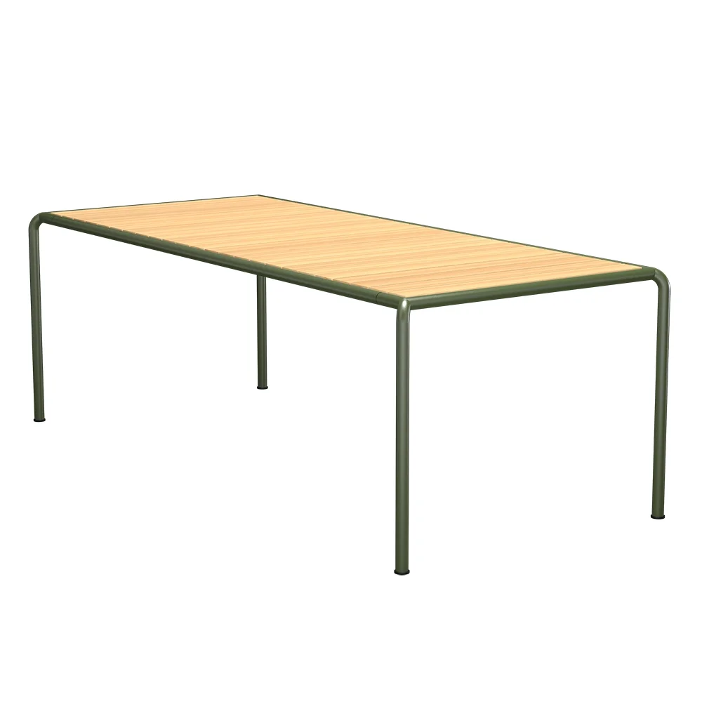  AVANTI Esstisch 222x98 cm Kiefer/Olivgrün