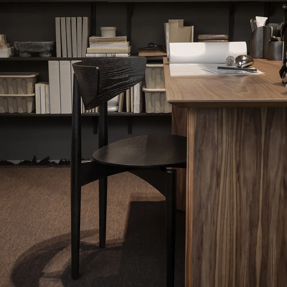 Herman Esszimmerstuhl Wood - Black