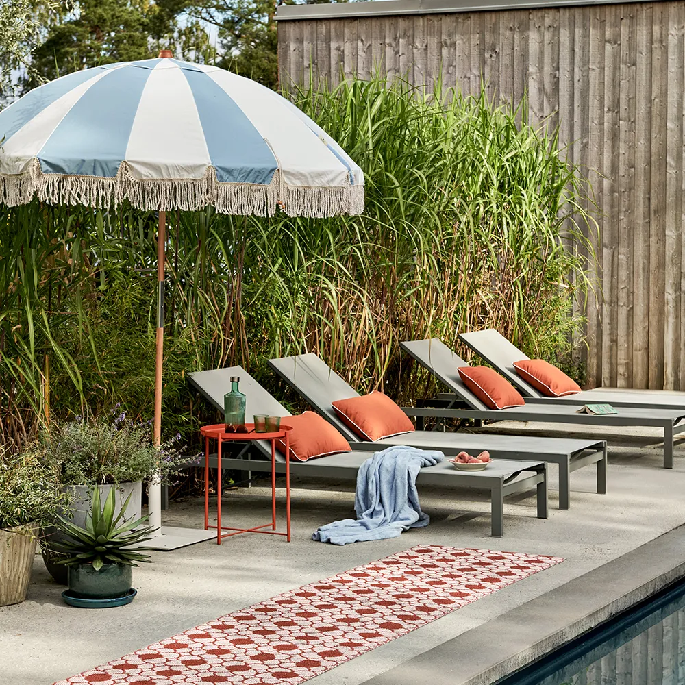 Anya teppich Brick/Pearl Pink 70 x 300 cm