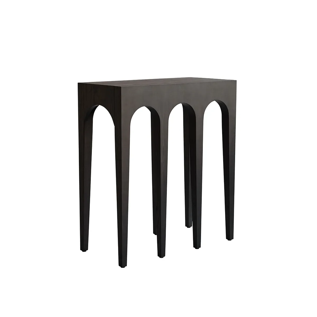 Bow Konsolentisch klein - Coffee Black Oak