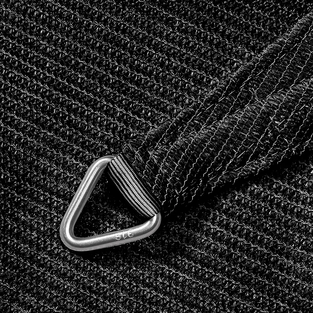 Coolfit Sonnensegel dreieckig 90° 500x710cm schwarz