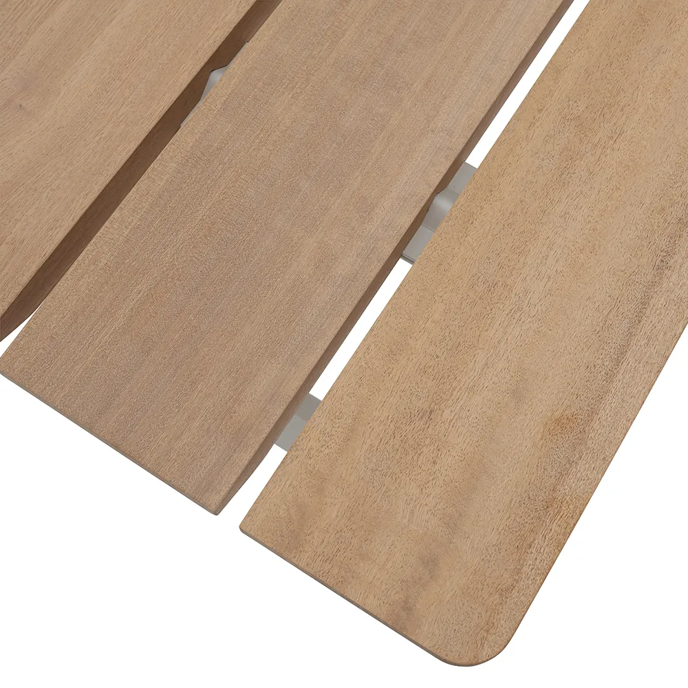 70/70 Esstisch 225x90 cm Sapele Mahogany/Grey