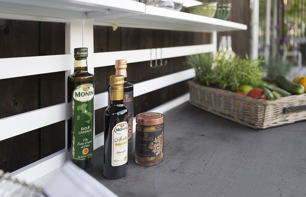 Åminne Outdoor Küche / Werkbank Weiß