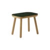 Paff Beistelltisch hoch Eiche/Green Marble
