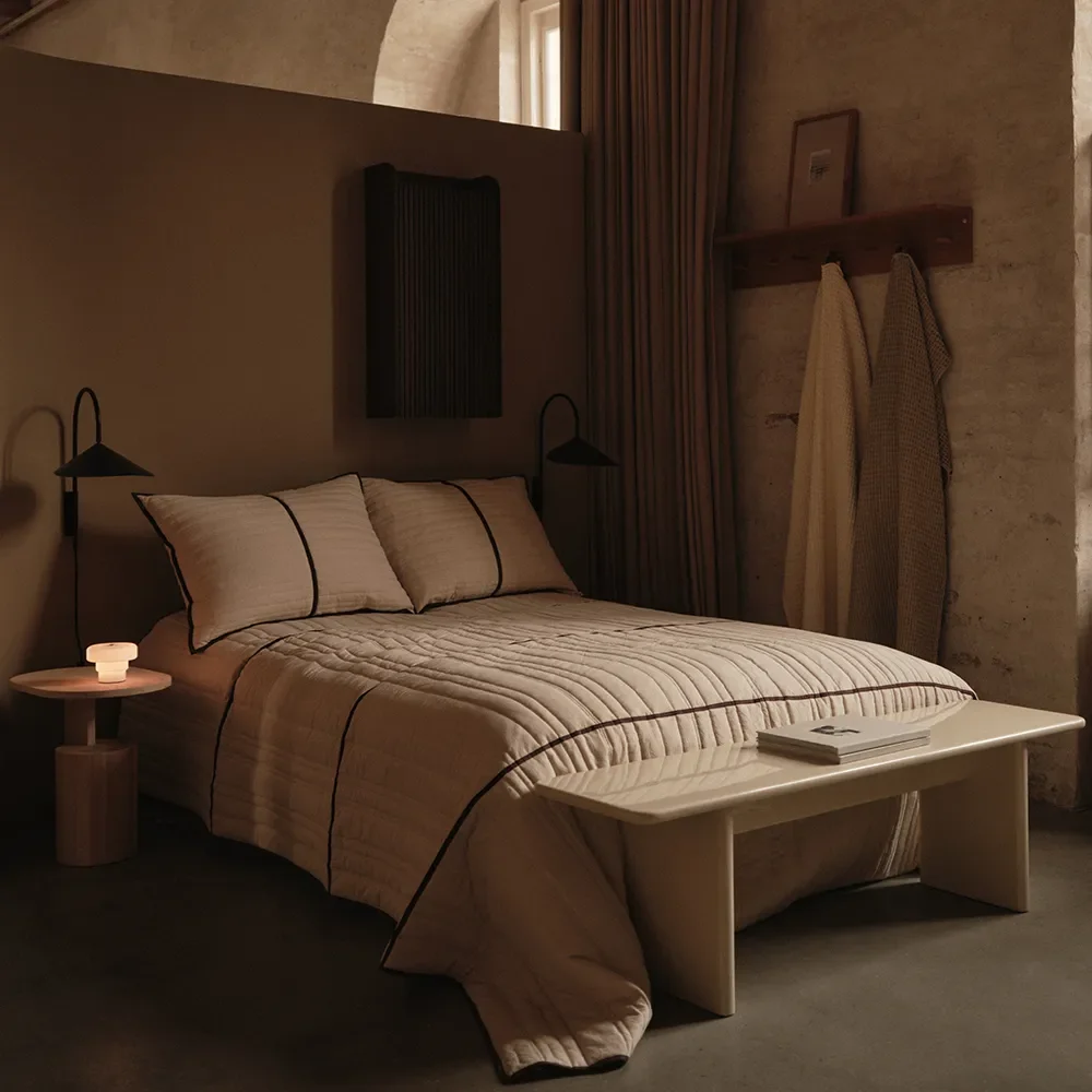 Bettüberwurf aus Bio-Baumwolle Vari Double