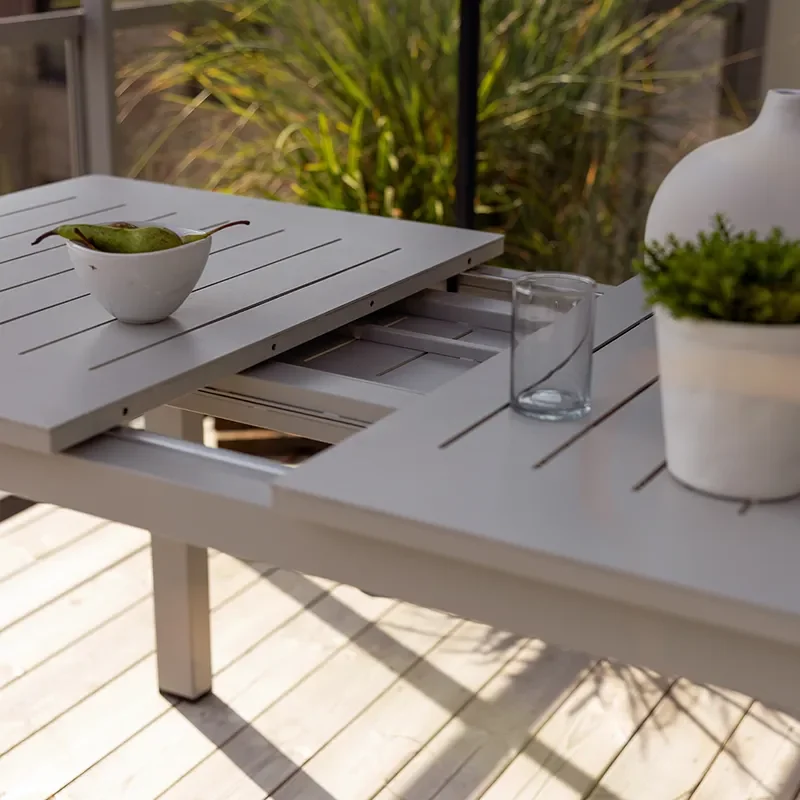 Lomma esstisch 80x132-192 cm Light grey