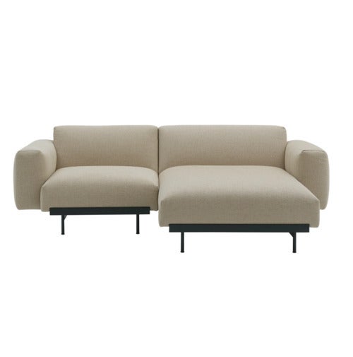 In Situ 2-Sitzer-Modulsofa Config 4 - Ecriture240/Schwarz
