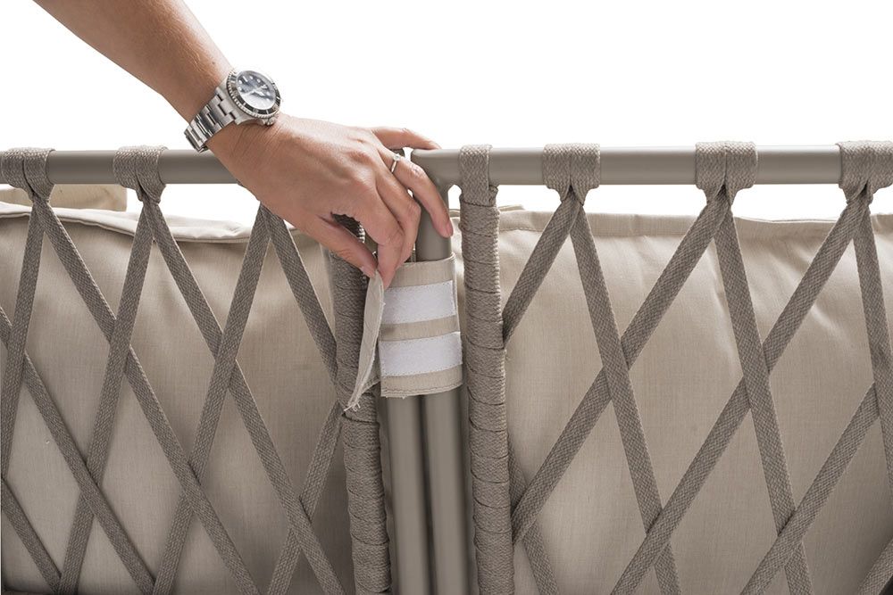 Jet Set Sofa Beige inkl. Kissen 