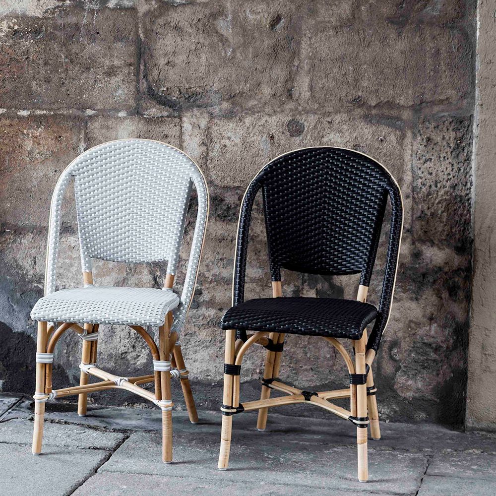 Sofie Rattan Stuhl Blau