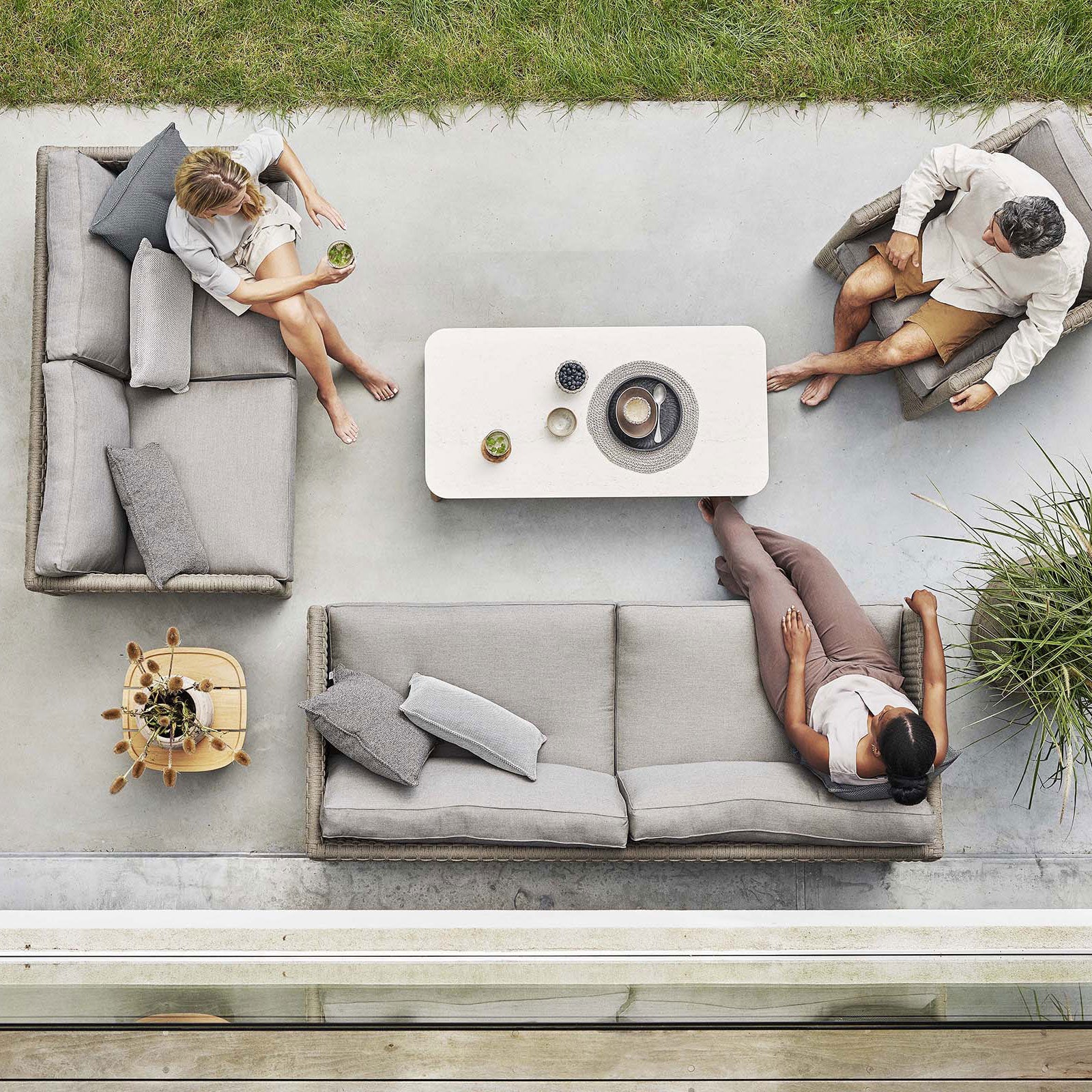 Diamond Sessel Taupe