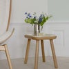 Paff Beistelltisch hoch Eiche/Pearl White