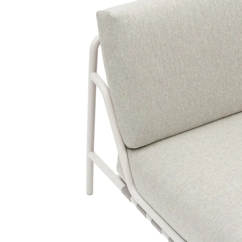 Lounge-Sofa Settle 2-seater Laze 1/Grey