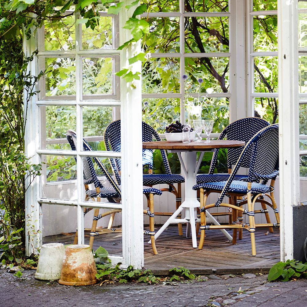 Sofie Rattan Stuhl Schwarz