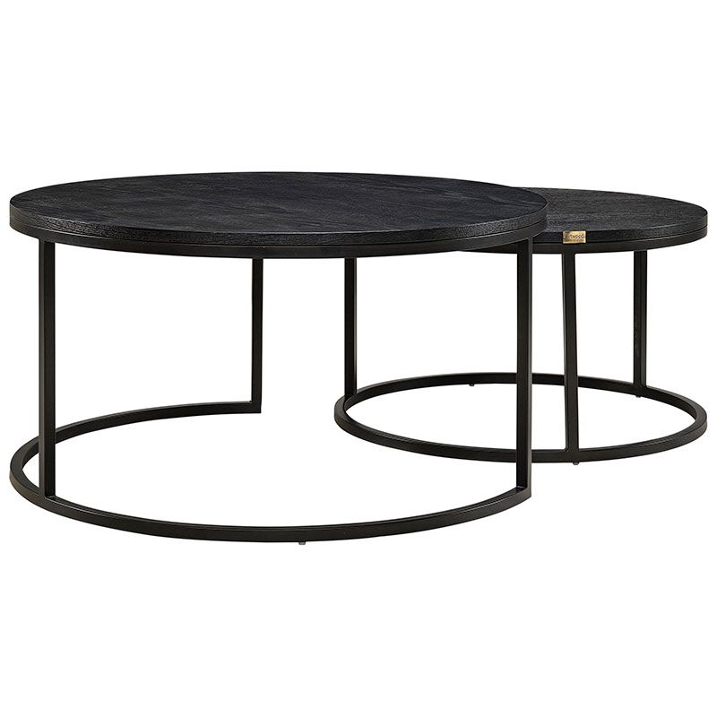 Mason Couchtisch 2-teilig Schwarz