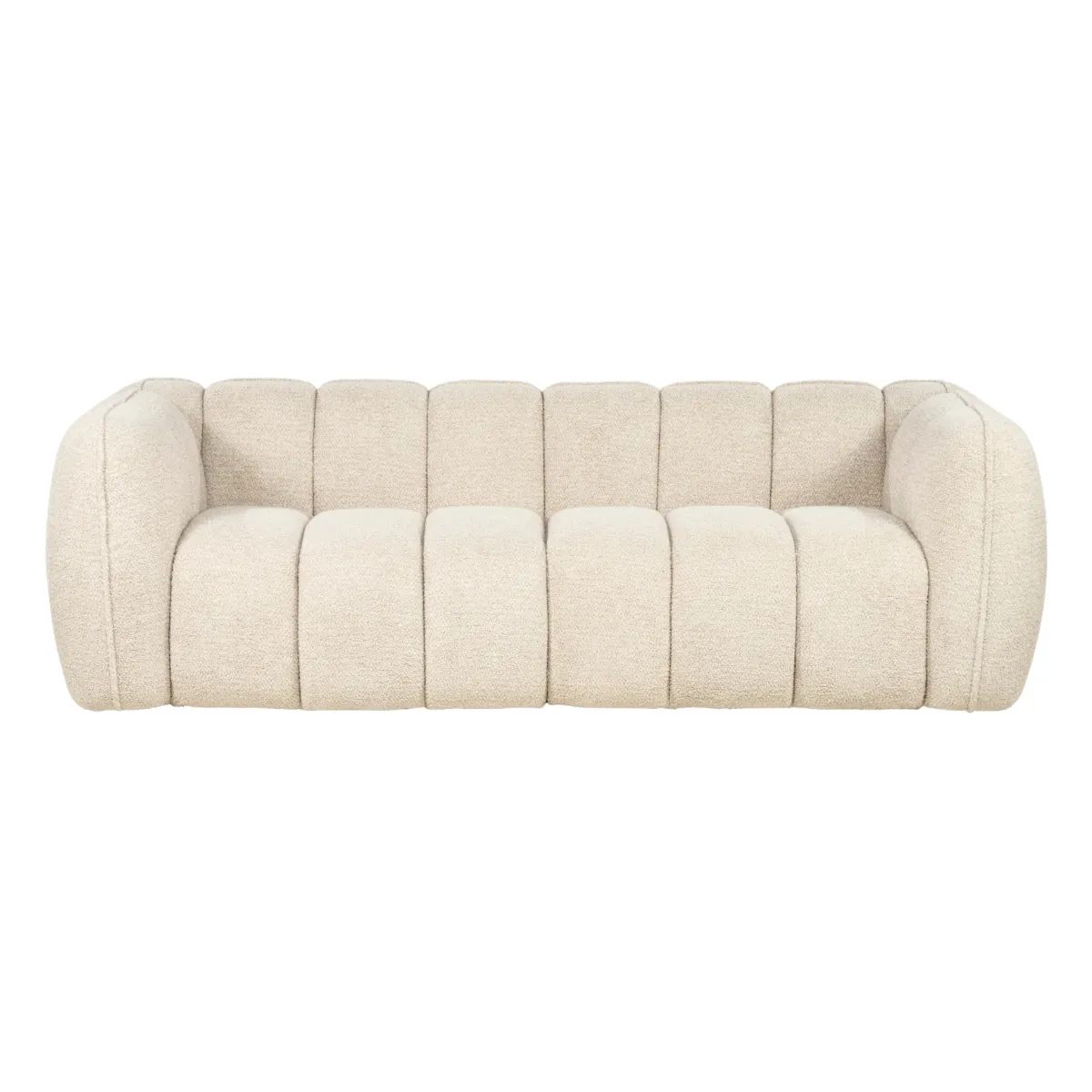 Cubetto Sofa 220x102x69 cm Polyester taupe
