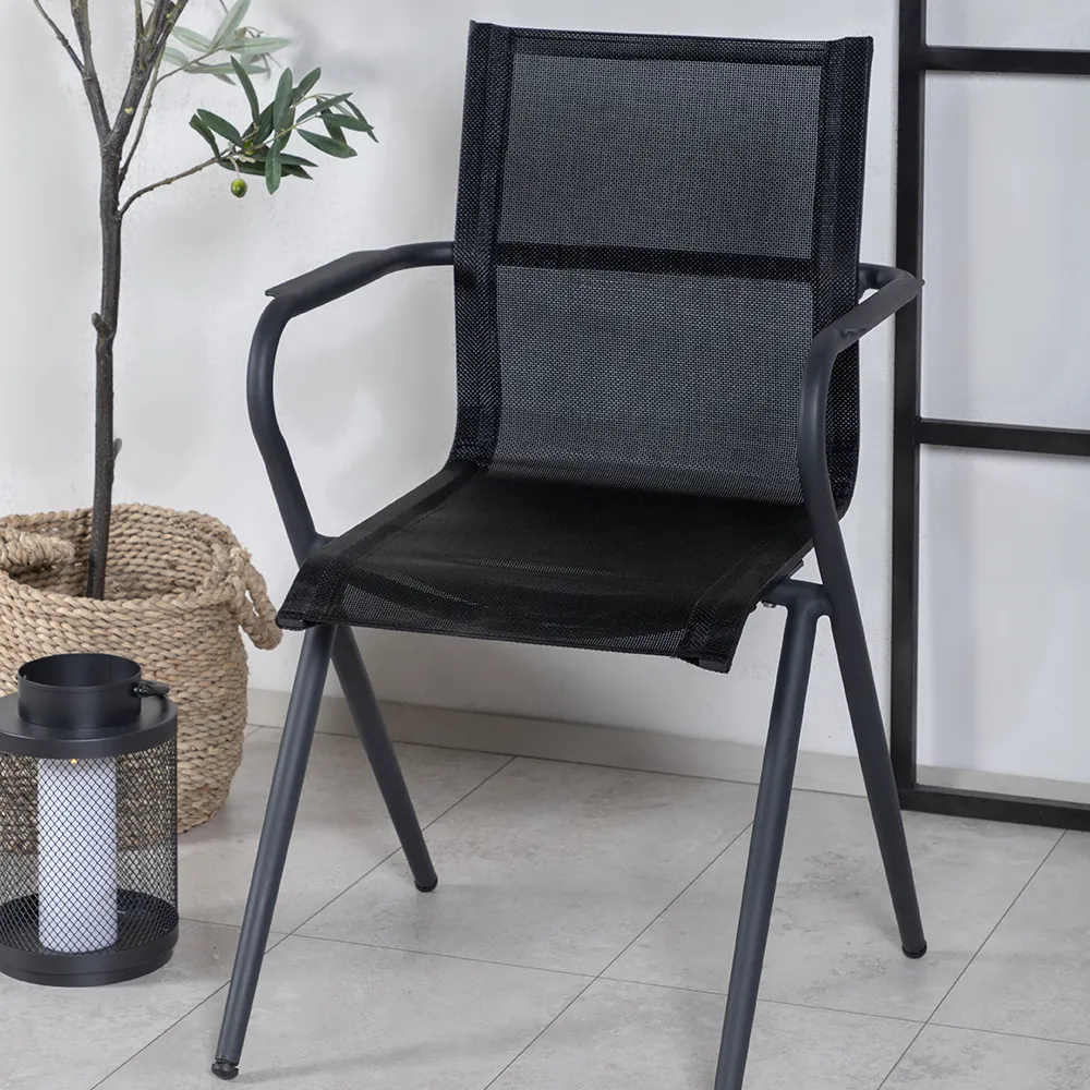 Alina Dining Chair Schwarz 2er-Pack