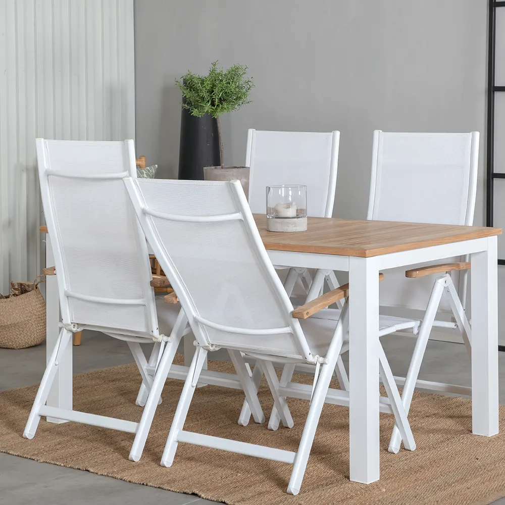 Panama Positionierungsstuhl Weiß 2er-Pack