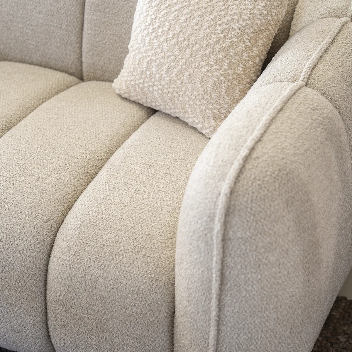 Sofa Cubetto (2,5-Sitzer) Taupe