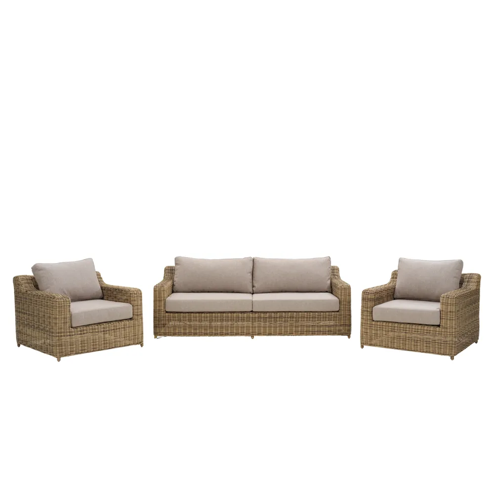 Glendon 3-sitzer-sofa  Rustic / Beige