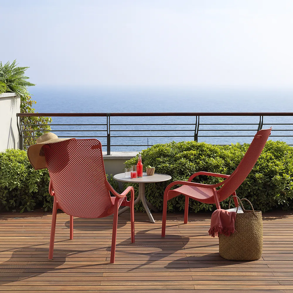 Net lounge armchair Corallo