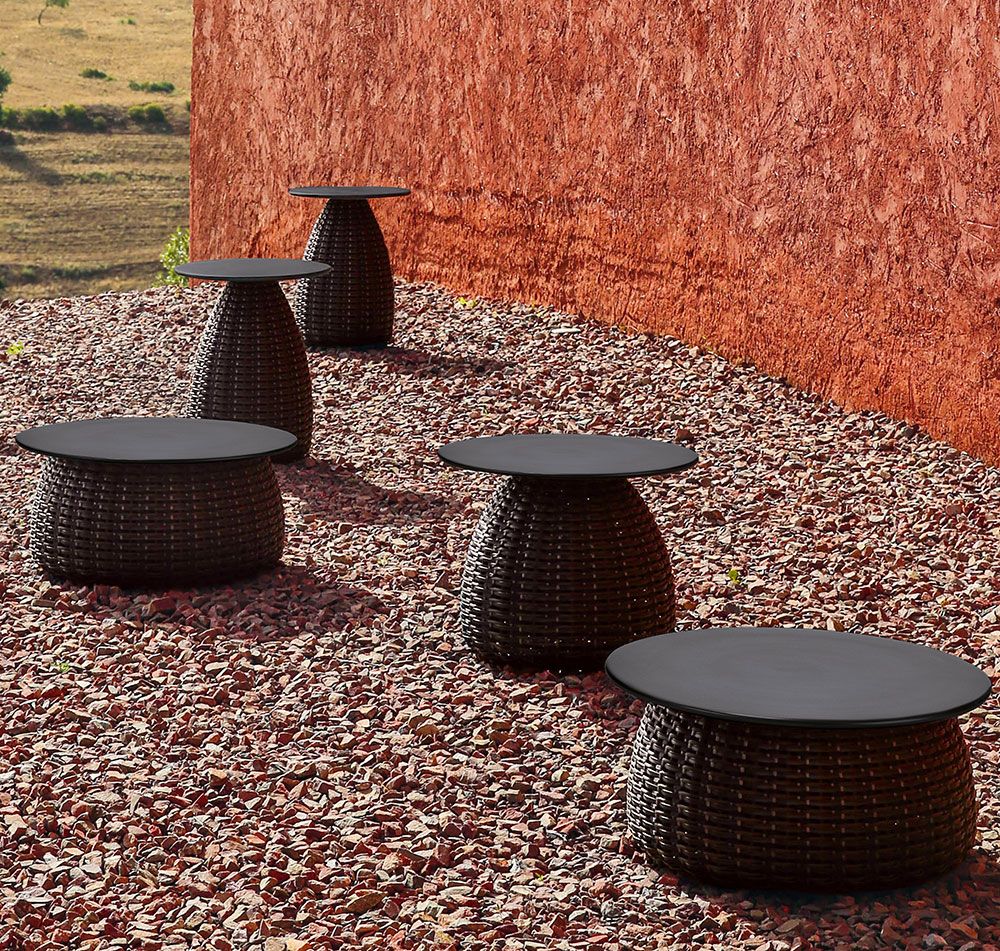 Porcini Tisch 61 cm marrone 