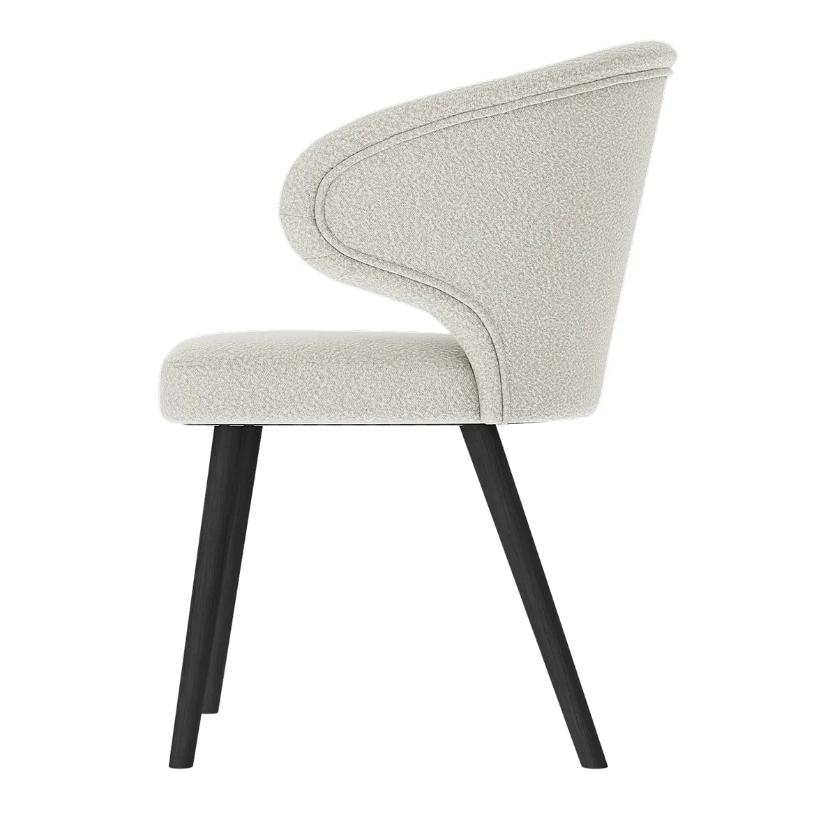 Arkansas Esszimmerstuhl Nobu bouclé cream