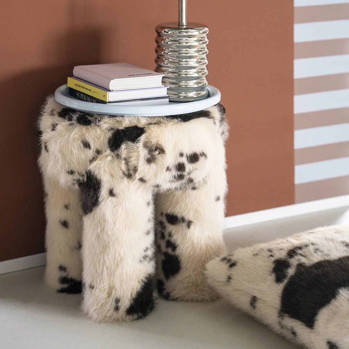 Hocker Cowy Beige